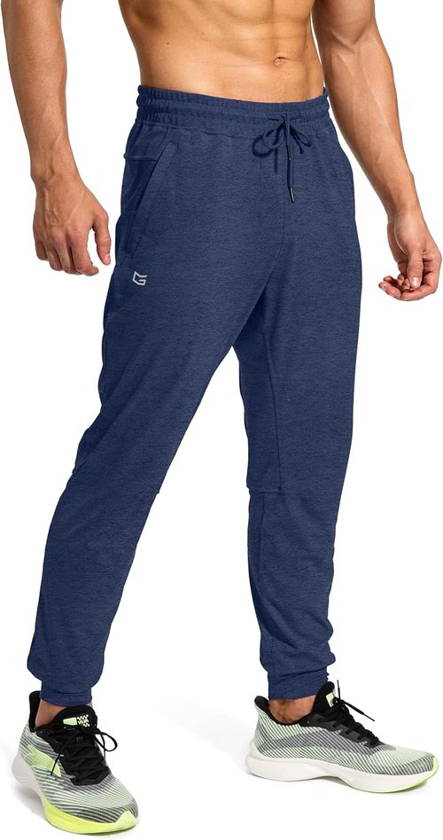 G Gradual Men's Athletic Sweatpants - Zipper Pockets for Training, Running & Workouts | Comfortable Joggers