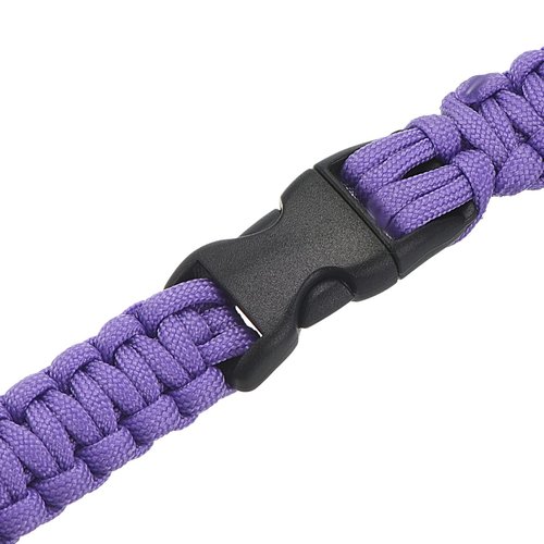 PATIKIL Water Bottle Holder, Paracord Handle Lanyard Strap Carrier with Ring for 12oz to 64oz Wide Mouth Bottles, Purple