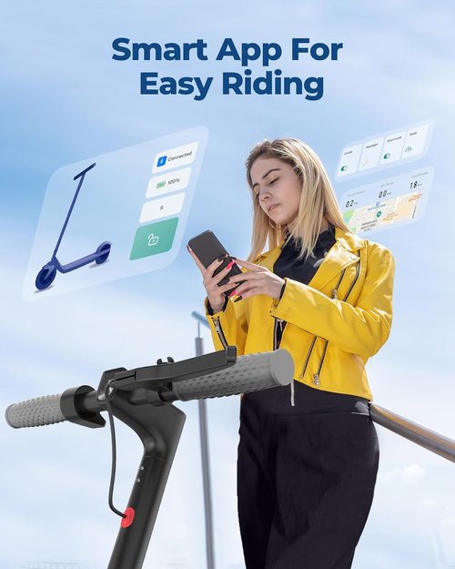 Electric Scooter for Adults by [Brand Name] - 350W/500W Motor, 19/22 MPH, 8.5/10 Inch Tires | Folding Design, 23/31/16 Mile Range