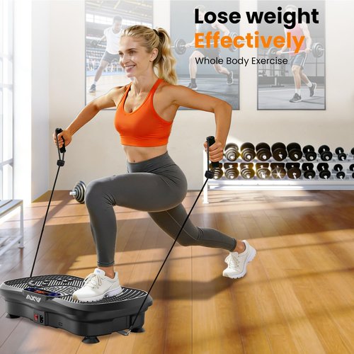 AXV Vibration Plate - Full Body Fitness Machine for Weight Loss | Home & Gym Use, Compact Design