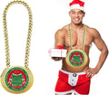 Skiennix Turnover Chain - 6" Gold Awards Medal Goat Trophy Necklace for Sports Achievements | MVP Gift