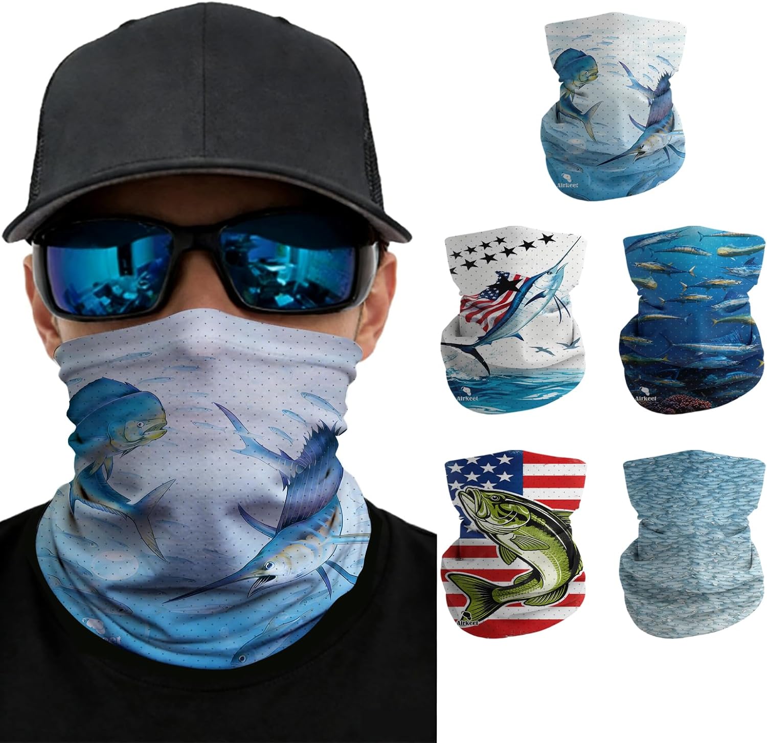 Skiennix Summer Cooling Neck Gaiter - UV 50+ Sun Protection, Breathable Ice Silk for Outdoor Activities