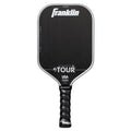 Franklin Sports Pro Pickleball Paddles - FS Tour Series Carbon Fiber Paddles - Official USA Pickleball (USAPA) Approved Rackets - Dynasty Pro Player - 16mm Polymer Core - Gray