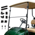FIXHAWK EZGO Golf Cart Windshield, Foldable Clear Windshield Fit for EZGO TXT/ DCS / PDS 1995-2013 Gas and Electric Golf Cart, PC UV Resistant Clear EZGO Windshield