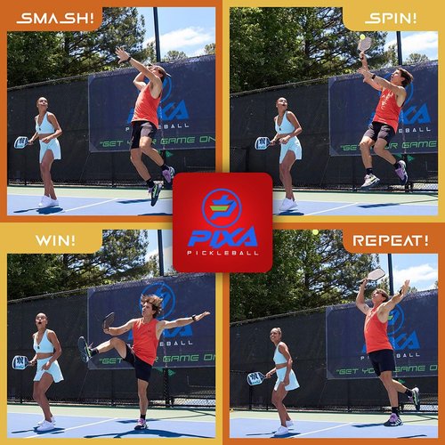 18K Carbon Fiber Pickleball Paddle – USAPA Approved Matrix Thermoformed Paddle for Intermediate and Pro Players, Textured Surface, Foam Edge, Premium Grip, Power & Spin Control – PIXA Pickleball