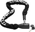 Titanker Bike Chain Lock - Heavy Duty Anti-Theft Security Lock for Bicycle, Motorcycle | 3.3 Feet, 6mm-10mm Thickness
