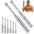 MorningRo 22 lb Adjustable Macebell Indian Club for Strength Training Bell 8-in-1 Club Steel for Training Full Body, Muscles, Shoulder, Grips, Forearm Workout in Home Gym Weighted(22 Lbs, 10 Kg)