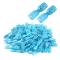 Skiennix Waterproof Heat Shrink Quick Disconnect Connectors - 100 PCS Female Spade Connectors for Marine & Automotive (Blue)