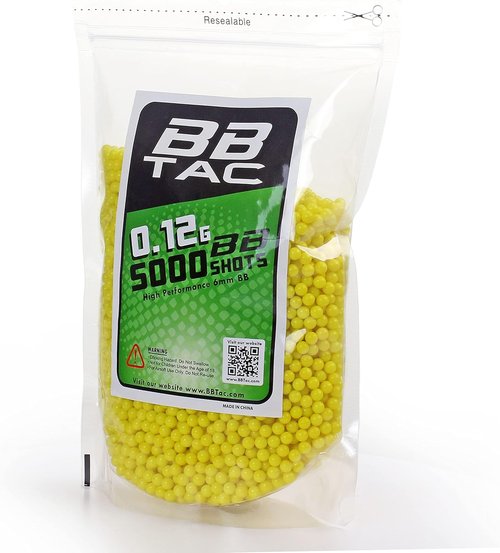 BBTac Airsoft BBs - .12g Lightweight 6mm Ammo | 11,000 Rounds for Airsoft Guns