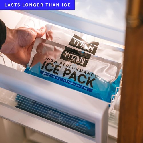 Arctic Zone Titan Deep Freeze Ice Pack | 600g High-Performance, Puncture-Resistant Cold Pack (2 Pack)
