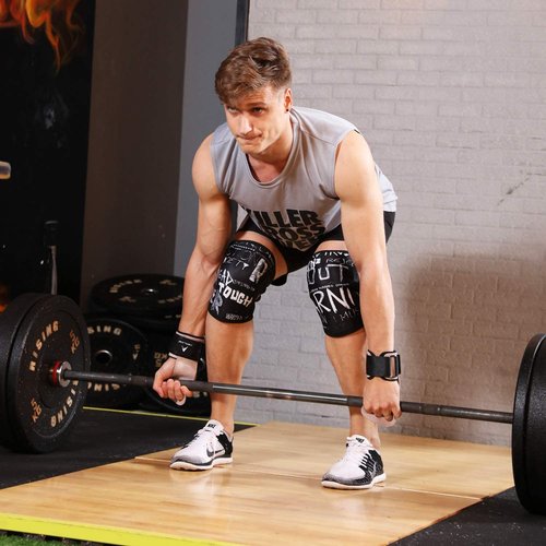 AEOLOS Knee Sleeves (1 Pair)，7mm Compression Knee Braces for Heavy-Lifting,Squats,Gym and Other Sports (Medium)