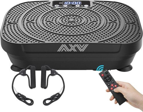 AXV Vibration Plate - Full Body Shaker Exercise Machine for Weight Loss & Lymphatic Drainage | Home Gym Fitness