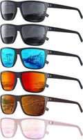 Skiennix Polarized Men's Sunglasses - Classic UV Protection for Fishing, Driving & Golf | 5-Pack