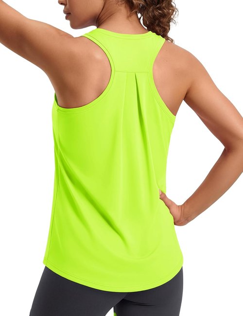 MAGCOMSEN Women's Athletic Tank Top - Racerback Design for Yoga & Gym | Sleeveless Workout Top
