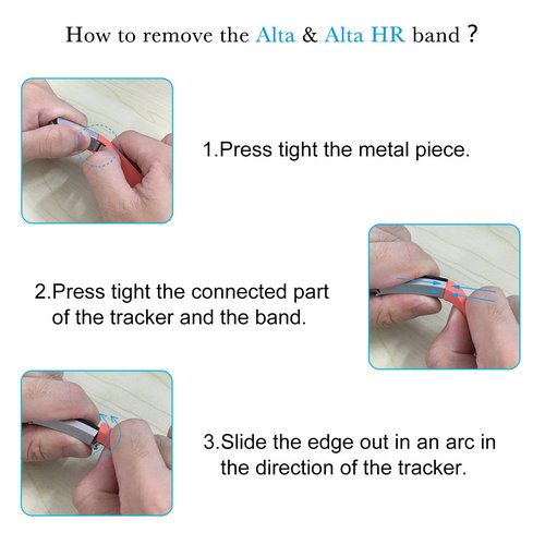 Greeninsync Compatible with Fit Bit Alta HR Bands,Replacement for Fit Bit Alta Band Small Accessory Watch Buckle Wristband for Alta&Alta HR/Fit Bit Ace Strap Bracelet W/Same Color Metal Clasp(10Pack)