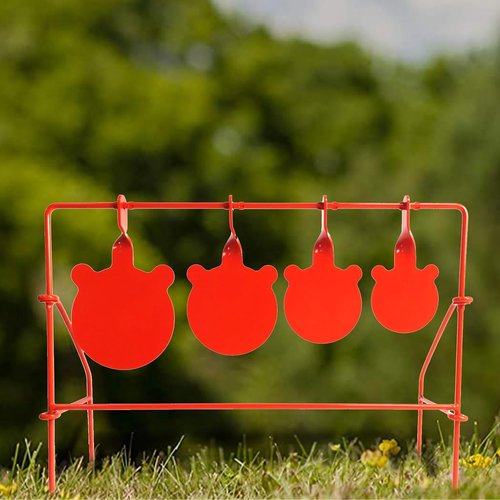 Atflbox BB Gun Target - Heavy Metal Spinning Gongs for Outdoor Shooting | 4 Sizes for .177 & .20 Caliber