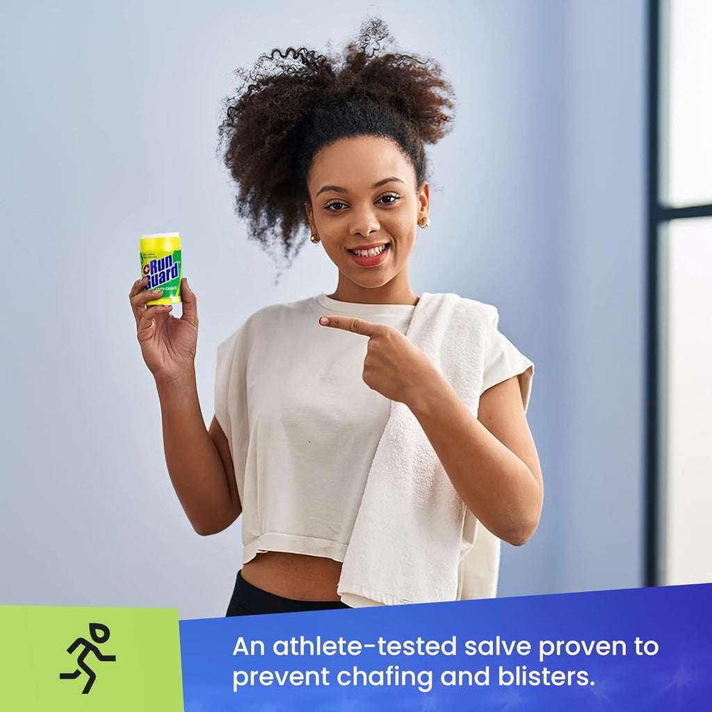 Skiennix Anti-Chafing Stick - 100% Plant-Based Formula for Runners | 1.4oz Single Pack & 0.6oz Four Pack