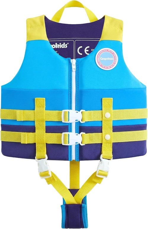 Gogokids Toddler Swim Vest - Buoyant Floaties for Kids 2-9 Years | Ideal for Pool & Beach Fun
