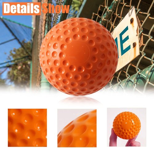 Baseballs 12 Pack - Dimpled 9-Inch Pitching Machine Baseballs for Hitting & Fielding Practice