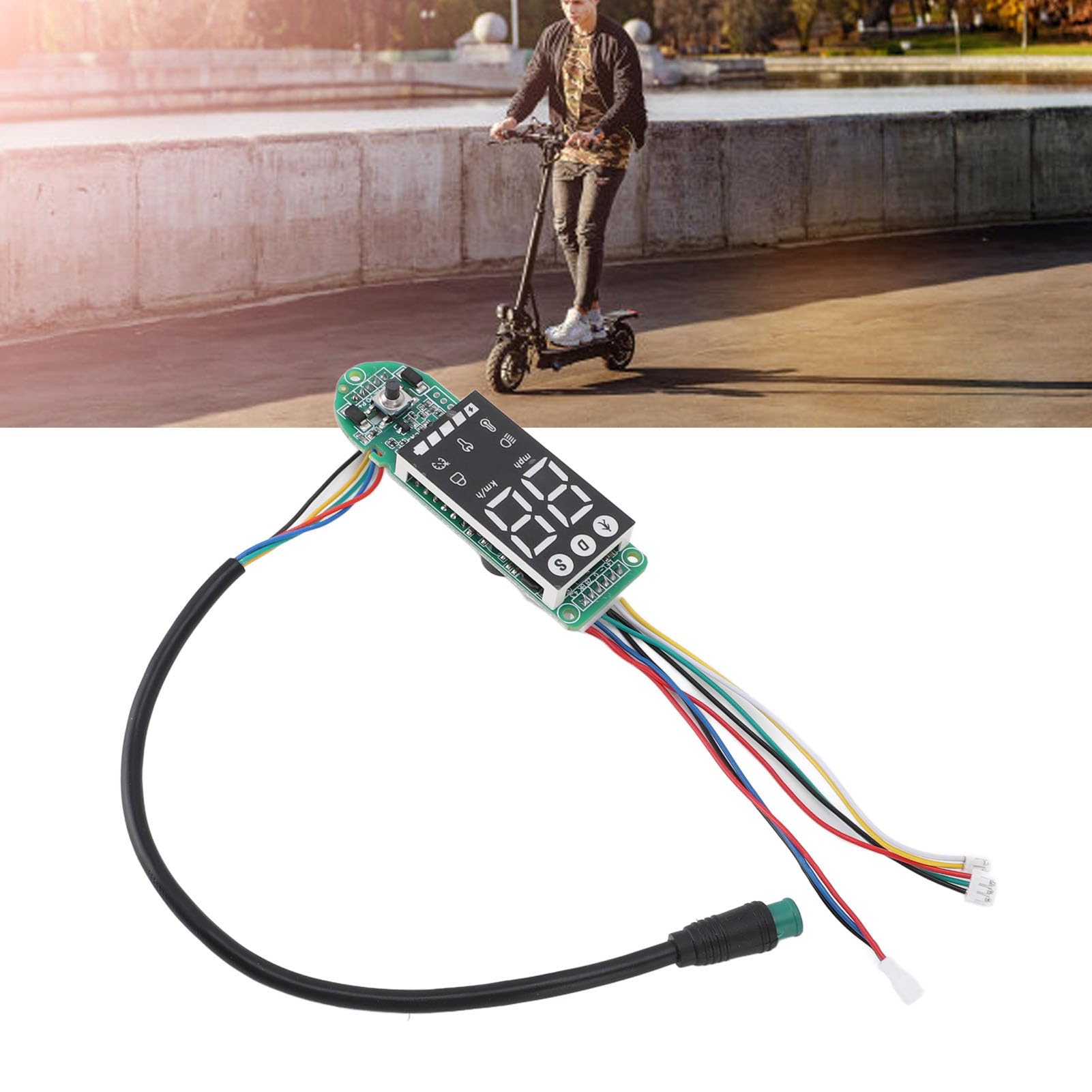 VGEBY Electric Scooter Dashboard Circuit Board, Scooter Replacement Fit for MI3Lite Youth Edition