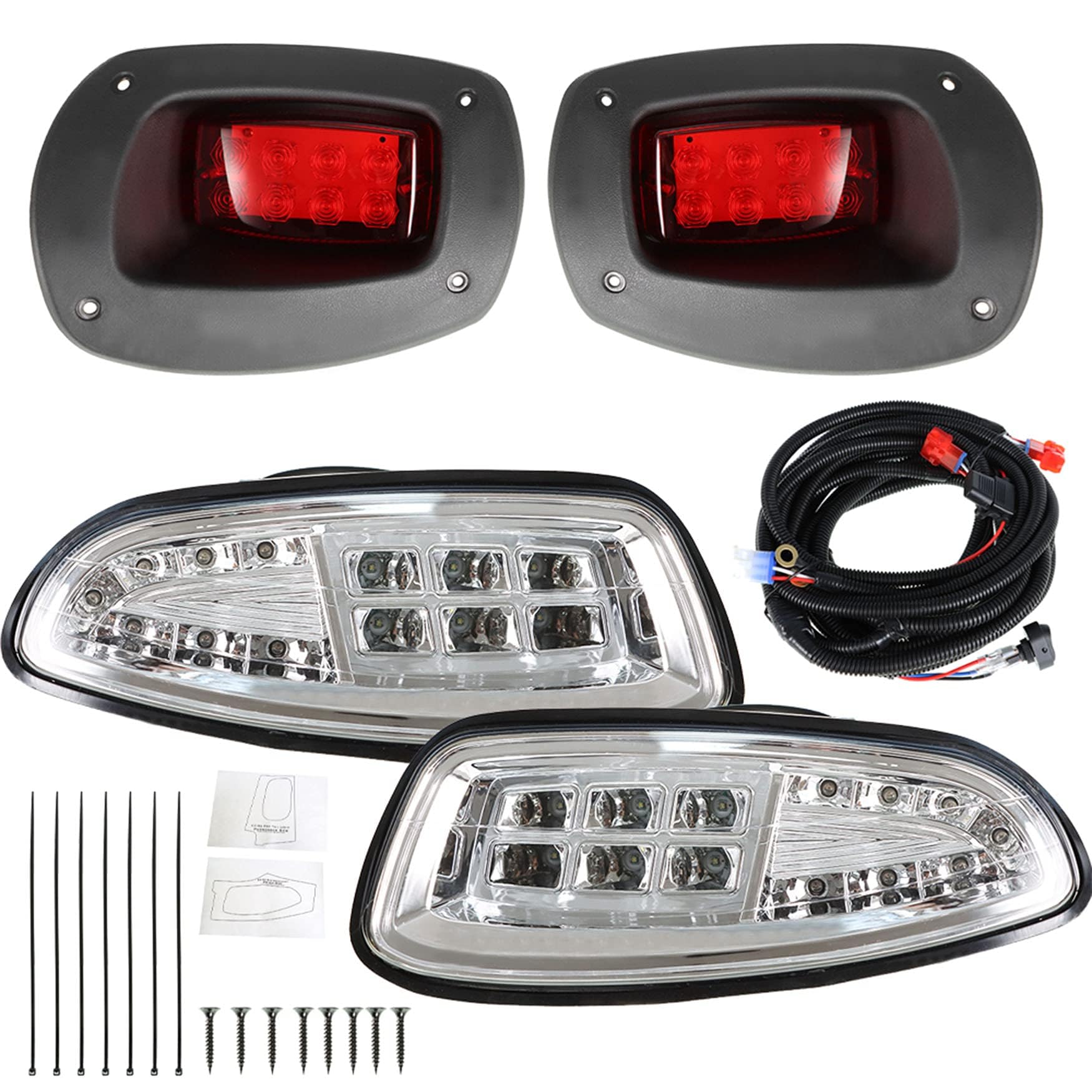 WFLNHB Light Kit Replacement for EZGO RXV Golf Cart 2008-2015