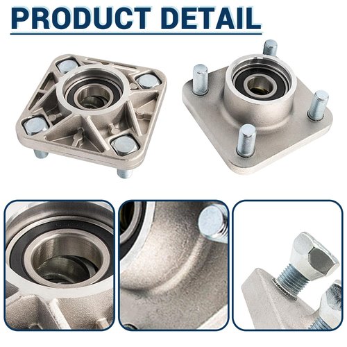 CartClan Golf Cart Front Wheel Hub Assembly, Suitable for Yamaha G2 G8 G9 G14 G16 G19 G22 G29 Drive Golf Cart, Replacement Part OEM#: JG5-WF511-10-00