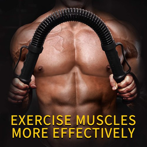 INNOLIFE Power Twister Bar Exerciser Workout Adjustable Chest Expander - 55/77/99lb