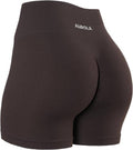 AUROLA Power Workout Shorts - Tummy Control, Squat Proof, Ribbed, Thick Seamless Design | Activewear for Women