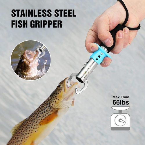 Mossy Oak Fishing Tools Kit - Multifunctional Fishing Plier & Lip Gripper | Saltwater Resistant Accessories