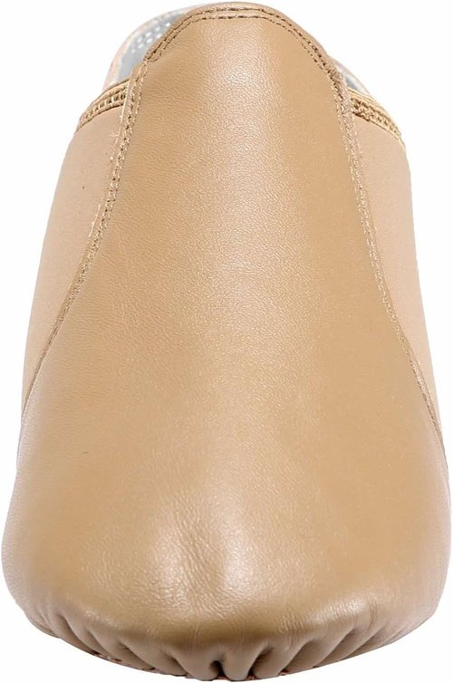 Dynadans Women's Jazz Shoes - Comfortable Leather Slip-On Design for Easy Wear