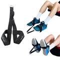 Hip Flexor Training Strap | for Knees Over Toes Workout Cable Machine Attachment | Reverse Squat Strap | Foot Strap