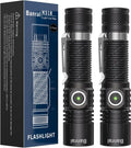 Banral Rechargeable Tactical Flashlight - High Lumens Mini USB-C LED Light | 4 Modes, Waterproof, Compact EDC Design