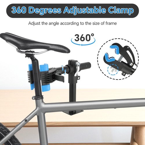 ATPEAM Bike Repair Stand Bike Clamp Home Bicycle Maintenance Rack with Clamp for Road and Mountain Bikes