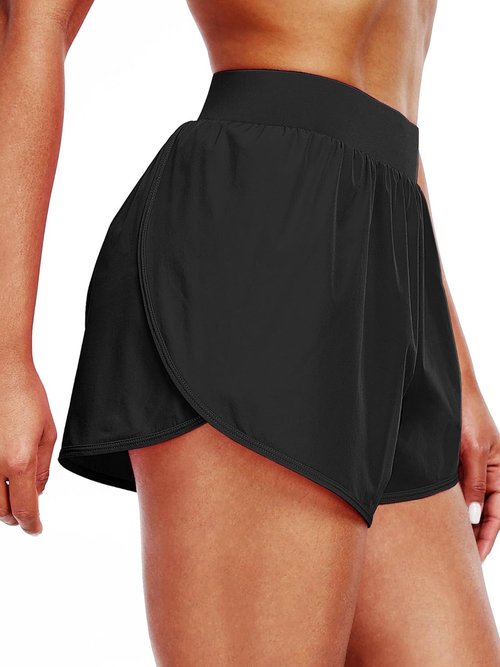 CADMUS Women's Workout Shorts - 2 in 1 Athletic Gym Running Shorts with Compression Liner