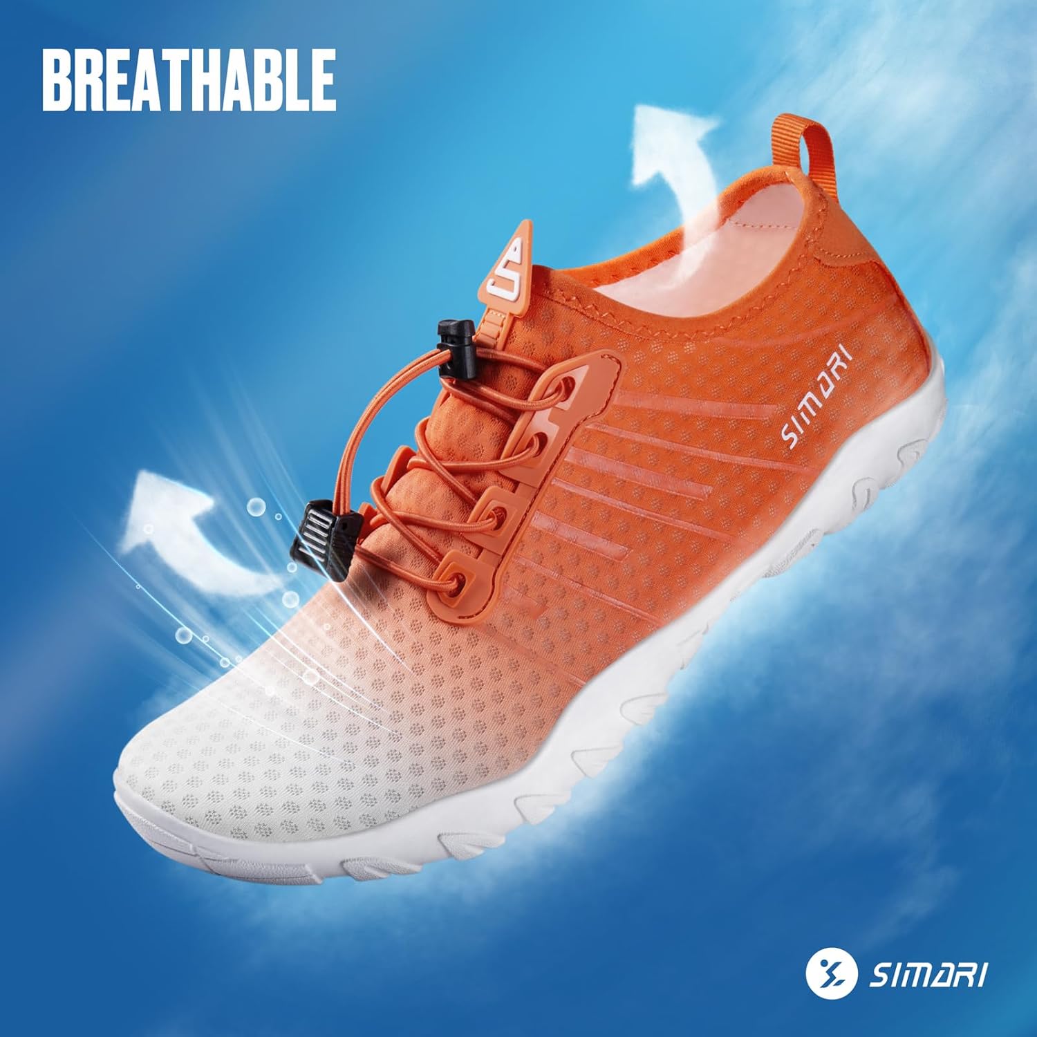 SIMARI Water Shoes - Quick-Dry Aqua Socks for Men & Women | Lightweight Non-Slip Swim Shoes for Beach Sports, Surfing, Kayaking