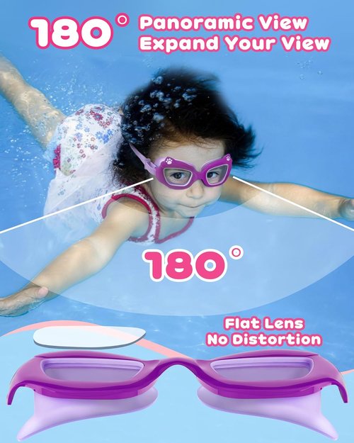 EverSport Kids Swim Goggles - Anti-Fog, Leakproof, UV Protection | 2-Pack for Ages 3-14, Boys & Girls