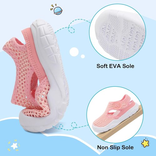 LeIsfIt Toddler Sandals - Lightweight Water Shoes for Boys & Girls | Perfect for Summer Play