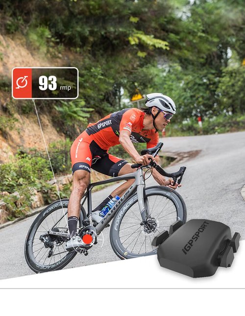 iGPSPORT Bike Speed Cadence Sensor, Wireless IPX7 Waterproof Bluetooth ANT+ 300H Battery Life Bicycle Computer Sensor (CAD70+SPD70)