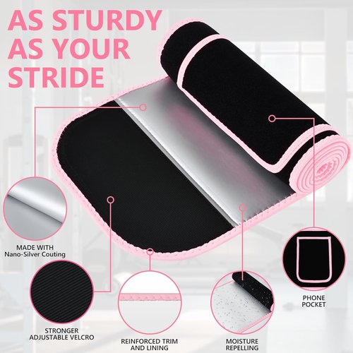 MORECOO Waist Trainer for Women/Men, Sculpt Touch Sweat Band for Stomach, Waist Trimmer for Women Workouts &Speed Belly Sweat