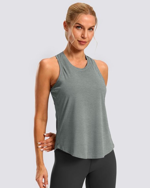 G Gradual Women's Racerback Workout Tank Tops - Loose Fit Athletic Yoga Shirts for Gym & Running