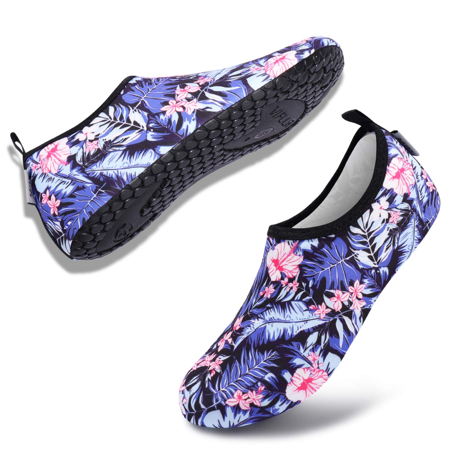 VIFUUR Water Sports Unisex Shoes Blue/Leaf - 11-12 W US / 9.5-10.5 M US (42-43)