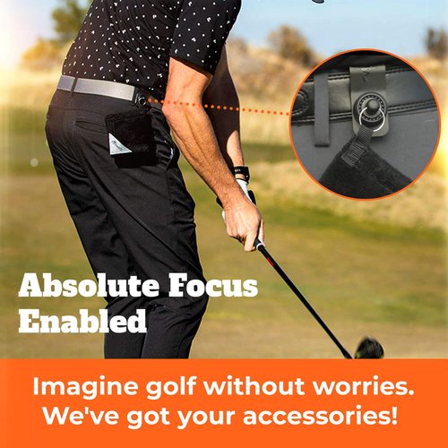 Frogger Golf Magnetic Belt Latch-It Accessory Attachment System - Secure & Quick Golf Gear Access, Hands-Free Equipment Management, Award-Winning Technology for Belts, Shorts, Skorts