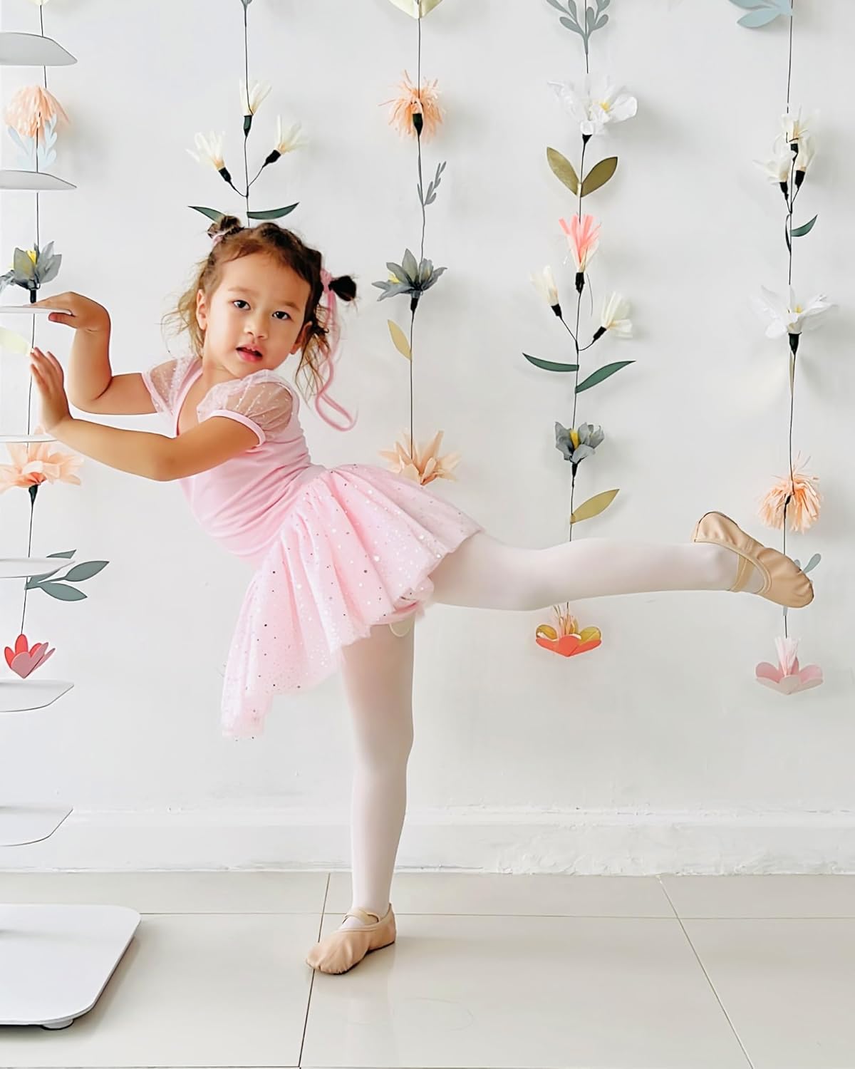 Stelle Ballet Shoes - Soft Leather Toddler & Kids Ballet Slippers | Comfortable Dance Footwear