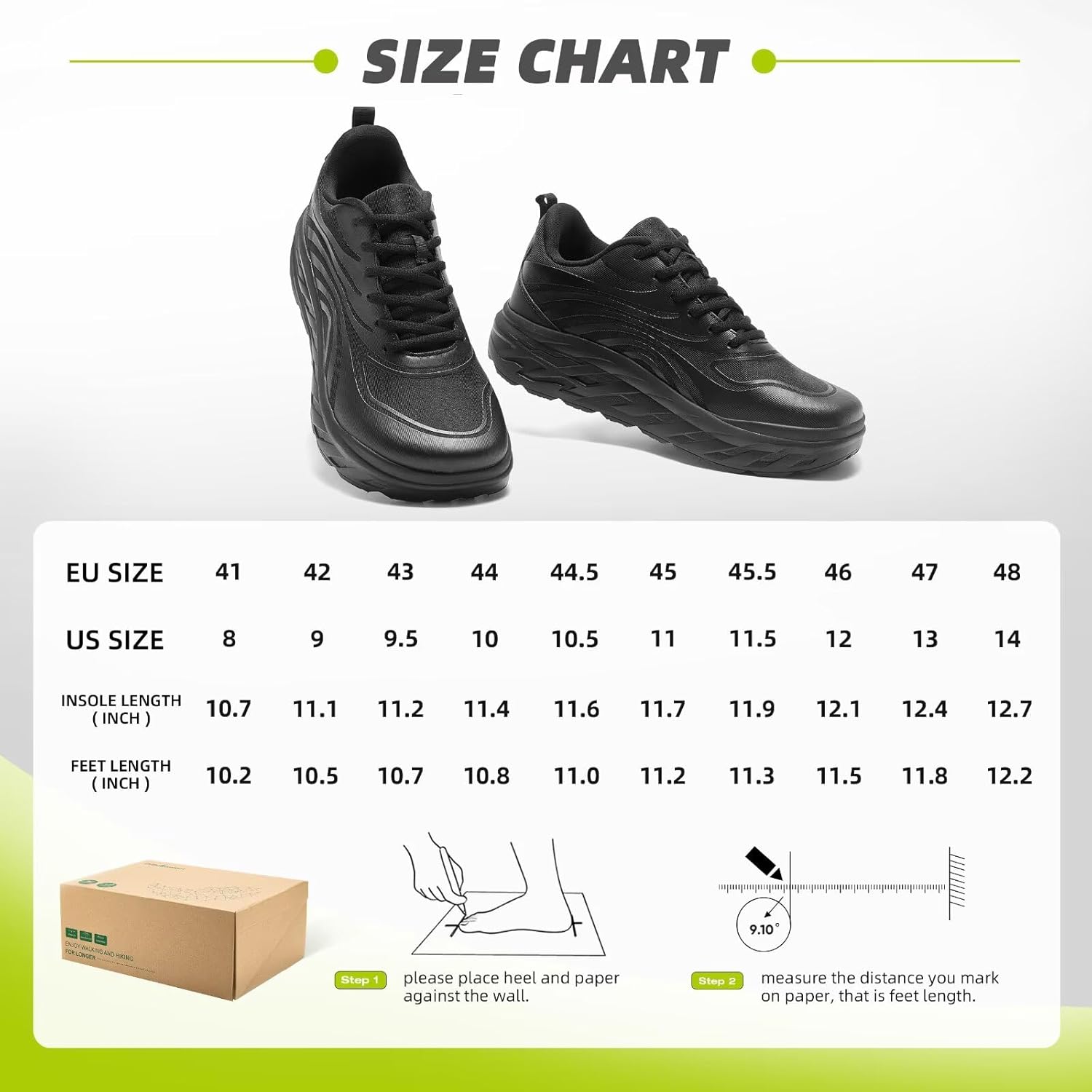 Skiennix Men's Orthopedic Diabetic Running Shoes - Comfortable Arch Support for Heel Pain Relief | Wide Fit Sneakers
