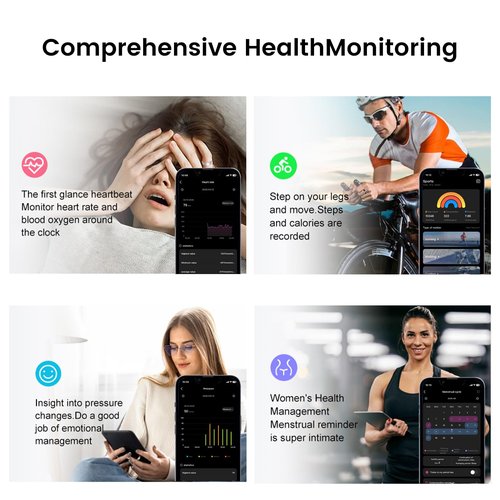 Jojovenusmall Smart Ring for Women & Men - IP68 Waterproof Fitness Tracker with Long Lasting Batteries, 28-Language App, Sleep/Step/Heart Rate Monitor, Compatible with iOS & Android (Gold & Silver, 9)