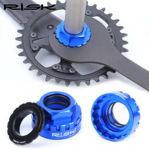 Chrisphil 12-Speed Bicycle Chainring Lock Ring Removal Tool, Direct-Mount Chainring Service Tool - 12-Speed Crankset Lockring Adapter with Anti-Slip Design