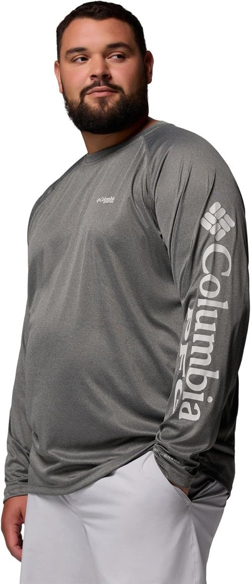 Columbia Men's PFG Terminal Tackle Long Sleeve Fishing Shirt - Lightweight & Quick-Dry Fabric