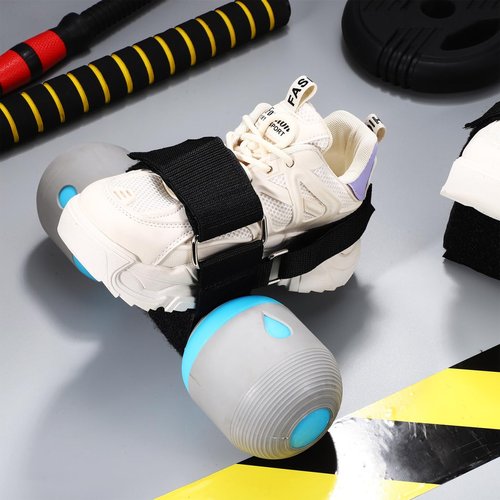 Mipcase Adjustable Ankle Weight Straps for Dumbbell Foot Attachment Heavy-Duty Tibialis Trainer Straps for Leg Workout Accessory Compatible with Gym and Home Fitness