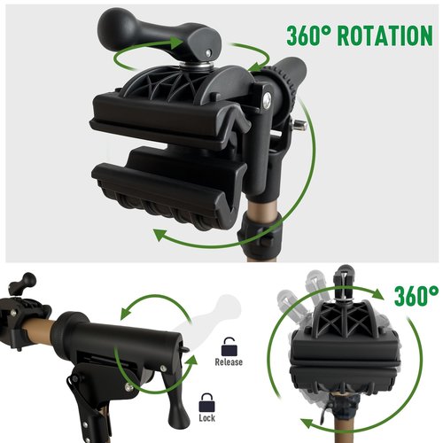 MR DIY TOOLS Bike Repair Stand Bicycle Stand for Mechanic Maintenance Rack Road Mountain Lightweight & 360 Adjustable Quick Release Portable Whole Aluminum Alloy for MTB Max 110lbs