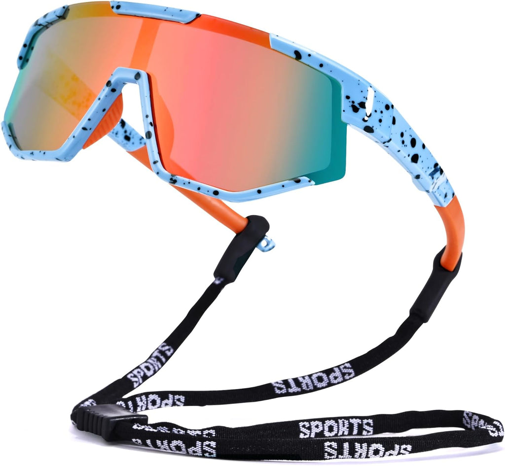 Pro Acme Kids Baseball Sunglasses - Polarized Unbreakable Sports Glasses for Ages 6-12